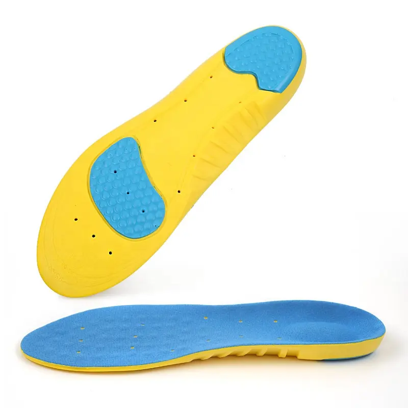 Custom Orthopedic soft EVA Silicone Running Feet Arch Support Insole Comfort Shoe Sport Insoles