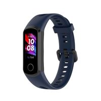 Bracelet de poignet en silicone pour Honor Band 5i et Band 4 Watch, ajustement confortable pour la plupart des tailles