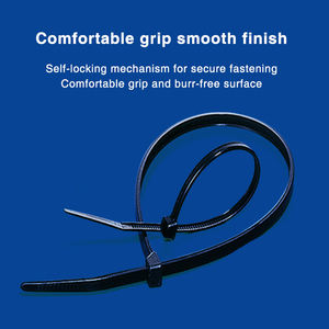 Attaches de câble multi-usages en nylon 66 autobloquantes de qualité supérieure, résistantes aux produits chimiques, 4,6x200 mm, noires - Product Image 4