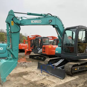 Excavadora Kobelco Sk75 Usada de 7 Toneladas, Miniexcavadora Hidráulica de Orugas, Motor YANMAR, Modelo 2024, Excelente Estado, Stock en Japón - Product Image 1