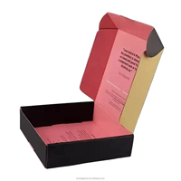 Boîtes rigides de bonne qualité, étanches, avec ruban rose, boîte de rangement pliable et empilable pour l'expédition