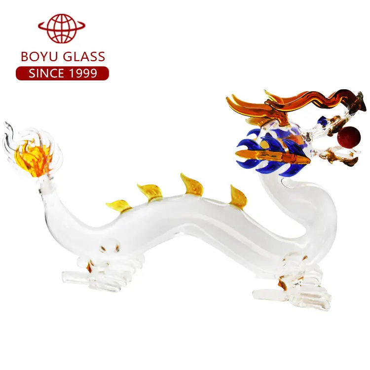 Helder Borosilicaat Dragon Vorm Glas Wijn Liquor Fles Dragon Decanter