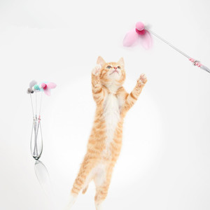 Fashion Eco-Friendly <b>Feather</b> Cat Toy Laser Wand Teaser for Cats - Product Image 5