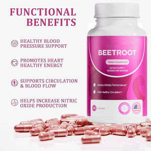 2025 tren perawatan kesehatan alami nitrit oksida Booster bit bubuk pil murni akar bit kapsul energi jantung kesehatan dewasa - Product Image 2