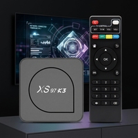 Nuevo XS97 K3 Quad Core H.265 HEVC 4K Android Smart TV Box 1GB+8GB Almacenamiento Suministro Personalizado por Lotes
