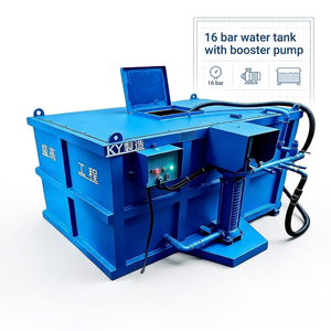 Pompe à pression pour réservoir d'eau, moteur 7,5 kW, hauteur de refoulement 126 mètres, débit 7500 litres, alimentation automatique en eau, idéale pour les chantiers de construction - Product Image 1