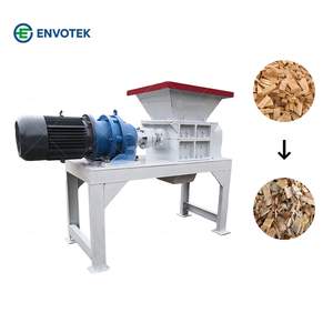 Broyeur de palettes en bois mobile à 4 roues avec chute de déchargement, broyeur de bois à 360° - Product Image 1