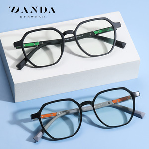 แว่นตา Danda ทรงสี่เหลี่ยม กรอบอะซิเตท รุ่น Tj852 เลนส์ใส ป้องกันแสงสีฟ้า สำหรับผู้หญิง - Product Image 1