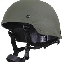 Casque d'entraînement tactique style MICH 2000, ultra-léger, robuste, en ABS, avec système de coussinets internes à 7 pièces