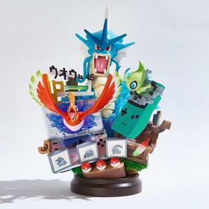 Pokemoned Anime figura juego consola Ho-Oh Gyarados <span class=keywords><strong>Celebi</strong></span>-s muñeca modelo figuras de juguete recoger adornos regalos - Product Image 5