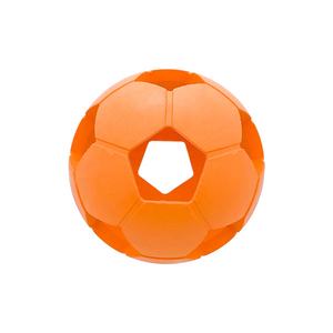 Çevre dostu kauçuk Bite dayanıklı futbol şekli S M L <span class=keywords><strong>Hollow</strong></span> Pet Chew oyuncak Pet besleyici kaçak gıda topu - Product Image 5