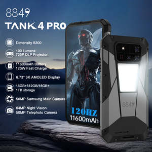 8849 Tank <span class=keywords><strong>4</strong></span> Pro <span class=keywords><strong>Rugged</strong></span> Điện Thoại Thông Minh Với Máy Chiếu 6.73 Inch Amoled Hiển Thị 11600MAh Tầm Nhìn Ban Đêm 16 + 512GB 5G <span class=keywords><strong>Android</strong></span> Điện Thoại - Product Image 2