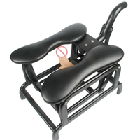 Chaise sexuelle à bascule manuelle avec dispositif de poussée, jouet sexuel pour femmes avec ventouse vibrante pour masturbation pénienne, pénétrateur silencieux