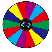 Loterie en direct chanceux grand tourne-disque accessoires d'enseignement activités de jeu peuvent effacer prix à distance Triangle Roulette