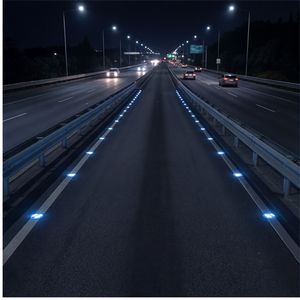 Dissuasore Stradale Solare Riflettente <span class=keywords><strong>a</strong></span> Doppia Faccia in Alluminio Pressofuso Durevole IP68 per Autostrade - Product Image 4