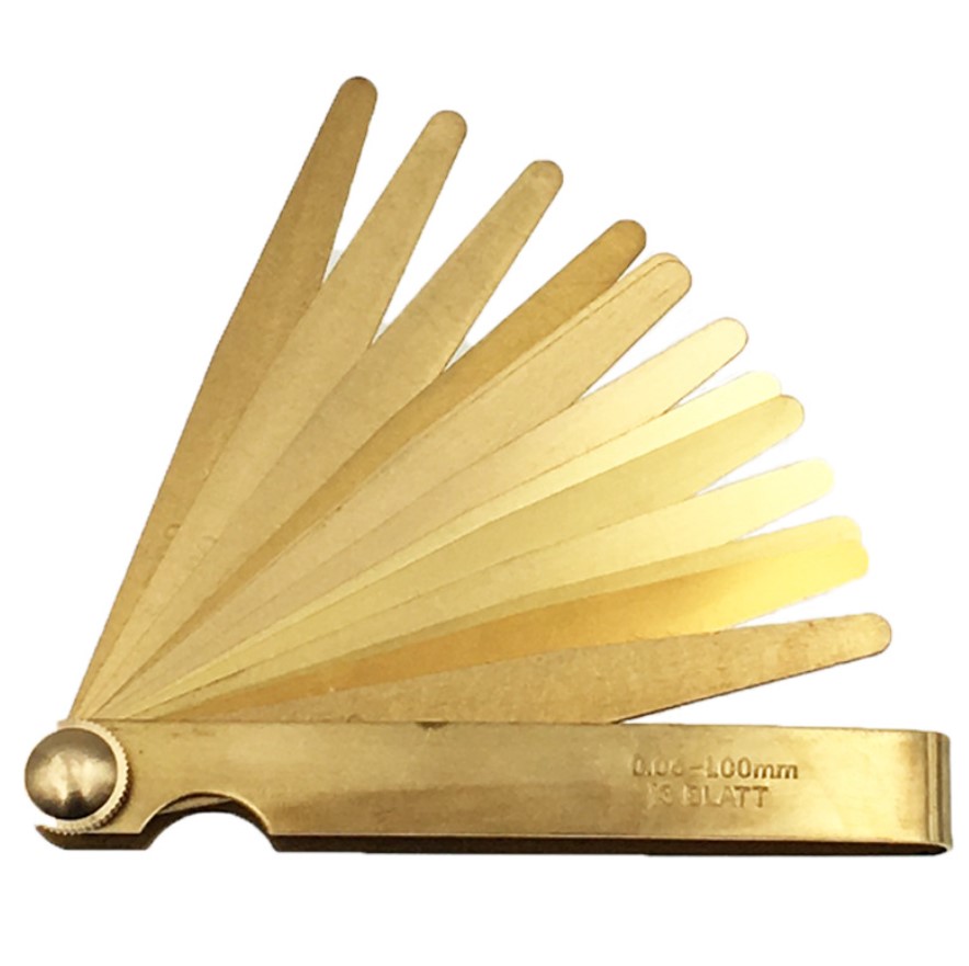 Pure Copper Non-magnetic Feeler Gauge 20 Blades/set