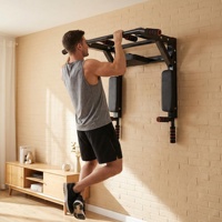 Barre de traction murale multifonction réglable et robuste pour exercices de musculation à domicile