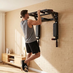 Adjustable Heavy Duty Fitness Dip Station Indoor <strong>Home</strong> Gym Workout Wall Mounted <strong>Pull</strong> <strong>Bar</strong> Multi-Function Horizontal <strong>Bar</strong> <strong>for</strong> <strong>Home</strong> - Product Image 6