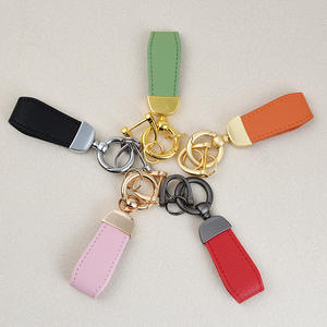 Porte-clés en cuir PU et métal personnalisé de haute qualité, logo de marque personnalisé, souvenir, promotionnel, vente en gros - Product Image 3