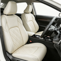 Housses de siège auto personnalisées de haute qualité, ensemble complet, en cuir Nappa respirant, pour Camry Hybrid SE, résistantes aux intempéries