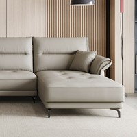 Canapé modulaire en cuir PU anti-griffures pour chat, style moderne, VIP, TJS2535, canapé en forme de L pour hôtel et salon