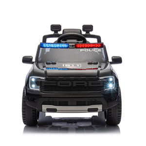 Voitures électriques de police Ford F-150 sous licence pour enfants, voiture jouet à batterie, voitures télécommandées, adaptées aux enfants de 3 à 7 ans, véhicule à monter - Product Image 1