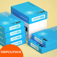 Papel de copia Doble A A4 70/75/80gsm 500 hojas de papel Bond blanco para impresión de oficina, escritura y fotocopia
