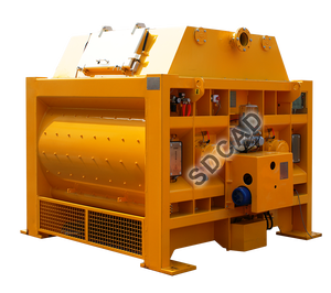 Industrial <strong>JS3000</strong> Double Shaft <strong>Concrete</strong> <strong>Mixer</strong> 3m3 Heavy Duty Equipment for Major Highway and Bridge Infrastructure - Product Image 4