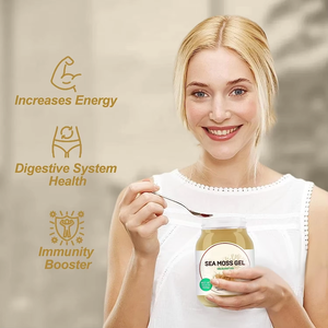 OEM & ODM Private Label campione gratuito di Gel aromatizzato Seamoss integratori a base di erbe biologico naturale Gel di muschio marino - Product Image 5