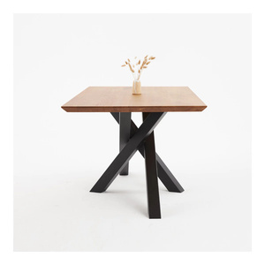 <span class=keywords><strong>Tavolo</strong></span> da Pranzo <span class=keywords><strong>Allungabile</strong></span> in <span class=keywords><strong>Legno</strong></span> dal Design Minimalista 2026 con Gambe in <span class=keywords><strong>Metallo</strong></span> per Soggiorno - Product Image 6
