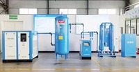Compresseur d'air industriel monophasé 220V/1 phase/60Hz à entraînement par courroie avec moteur 4kW 5CV CE IP54/55
