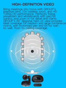 <span class=keywords><strong>Logitech</strong></span> <span class=keywords><strong>Group</strong></span> CC3500e HD Video Hệ Thống Hội Nghị Âm Thanh Webcam Webcam Kinh Doanh - Product Image 5