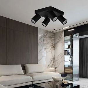 Éclairage sur rail à LED au design moderne avec source de lumière <span class=keywords><strong>GU10</strong></span> à intensité variable et à angle réglable pour les projets d'intérieur d'hôtel - Product Image 5