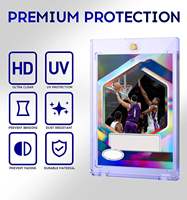 Porte-cartes magnétique, porte-cartes One Touch 35pt pour cartes à collectionner, étui magnétique pour cartes de jeu avec protection UV