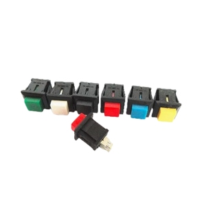 Interruptor de Botón Pulsador Momentáneo Cuadrado Pequeño DS-430 |   Interruptor de Encendido Auto-Reajustable Normalmente Abierto (NO) - Product Image 2
