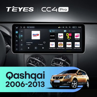 TEYES CC4 PRO 12.3 Para Nissan Qashqai 1 J10 2006 - 2013 CarPlay Android Auto 2DIN Autoradio CC4PRO Radio Multimedia para Auto