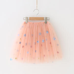 OA 60 Días OEM ODM OBM Vestido Tutú para Niña con Bordado de Estrellas, Falda Tutú para Niñas, Nuevo Diseño, Falda de Niña de las Flores, Falda Tutú para Niñas - Product Image 2