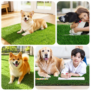 Césped Artificial para Mascotas, Alfombra de 10 cm o Menos, Impermeable, Fácil Instalación, para Uso en Interiores y Exteriores - Product Image 1