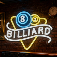 Mini-Golf LED-Neonschild Anpassbares Alien-Design für Sportbars, Spielhallen, Autowerkstätten-Wände - Mehrfarbige Werbung Dimmbar