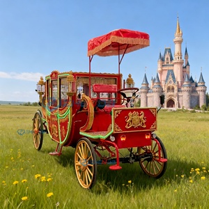 Calèche royale électrique populaire pour mariages / Calèche de transport spéciale de haute qualité pour mariages - Product Image 6