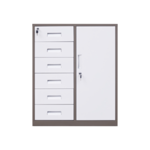 Unité de rangement mobile en acier robuste et étroite avec tiroirs à glissière fluide - Product Image 3