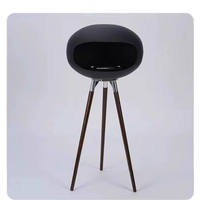 Mini table manuelle moderne brûleur bio-éthanol 304 # en acier inoxydable insert cheminée intérieure télécommande pour villa salon