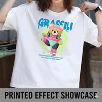Patchs thermocollants réfléchissants lavables personnalisés DTF pour vêtements, motifs dessin animé et géométriques, pour le bricolage