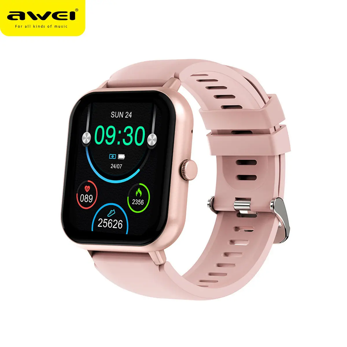 Awei Watch Men Women 1.83 Inch Blue tooth 5.1 Call Waterproof Ip67 H25 2023 Heart Rate Full Touch Fitness Tracker Smart Watch