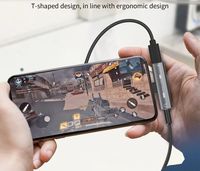 Adaptador OTG USB-C 2 en 1, Convertidor de Audio y Carga TRRS Hembra de 3.5mm, Aleación de Aluminio, Nuevo, para Teléfonos Móviles y Tabletas