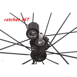 RUJIXU 700c 36t公路自行车轮对棘轮系统铝合金V/C制动30/40/50毫米深度弯钳轮辋型赛车 - Product Image 5