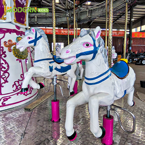 Carrusel Portátil Montado en Remolque con Certificación CE, 16 Asientos, Equipo de Diversión Móvil para Ferias - Product Image 4