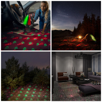 KSWING Nouvel An LED Jardin Laser Lumière Télécommande Noël Halloween Lumières de Vacances en Rouge Blanc Vert Blanc Chaud Blanc Couleurs