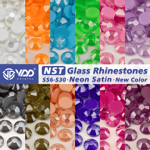Cristales de Vidrio de Alta Calidad VDD NST 500-519 SS6-SS30, Piedras de Estrás Planas para Decoración de Uñas y Manualidades - Product Image 1