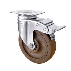 75mm 100mm 125mm Industrial <span class=keywords><strong>Medium</strong></span> <span class=keywords><strong>Duty</strong></span> 304 Edelstahl <span class=keywords><strong>Fixed</strong></span> <span class=keywords><strong>Caster</strong></span> - Product Image 5